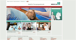 Desktop Screenshot of mediclin-therapie.de