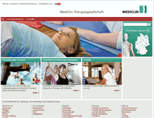 Tablet Screenshot of mediclin-therapie.de
